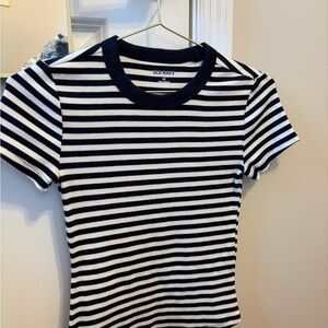 Old Navy Navy and White Striped Tee/ Baby T